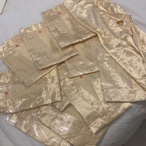 10 “Champagne” colored robes- great for wedding day!